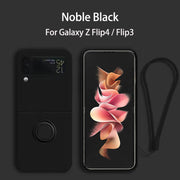For Galaxy Z Flip4-Flip3 | Liquid Silicone Magnetic Holder Phone Case
