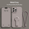 Folding Bracket+Protect Camera Liquid Silicone Phone Case For iPhone 16 Series