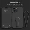 Folding Bracket+Protect Camera Liquid Silicone Phone Case For iPhone 16 Series