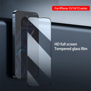HD full screen tempered glass film for iPhone 15/14/13 series
