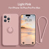 Liquid Silicone Magnetic Holder Phone Case for iPhone 16 series