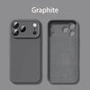 Liquid Silicone Straight Edge  Phone Case For iPhone 17 Series