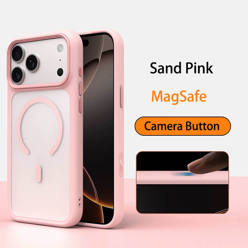 MagSafe Frosted Glass Phone Case For iPhone 17 Series – Model Salon MagSafe Frosted Glass Phone Case For iPhone 17 Series – Model Salon