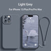 Protect Camera Liquid Silicone Phone Case For iPhone 15 Series
