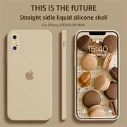 Liquid silicone phone case for iPhone X series