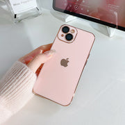 Electroplated Liquid Silicone Phone Case For iPhone Series