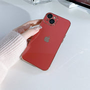 Electroplated Liquid Silicone Phone Case For iPhone Series