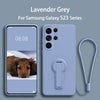 For S23 Series | Folding Bracket Silicone Phone Case