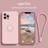 Liquid Silicone Magnetic Holder Phone Case for iPhone 13 series