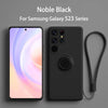 For S23 Series | Silicone Magnetic Holder Phone Case